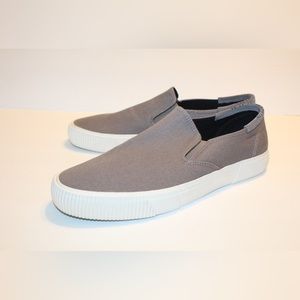All Saints Gray Slip-On Athletic Shoes